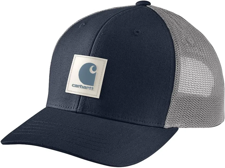 Carhartt Men's Rugged Flex Twill Mesh-Back Logo Patch Cap