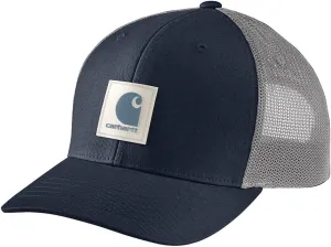 Carhartt Men's Rugged Flex Twill Mesh-Back Logo Patch Cap