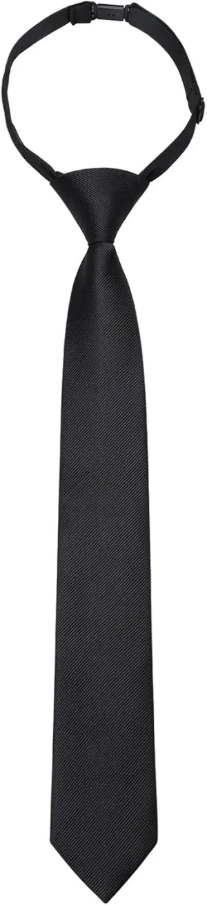 Enlision Boys Ties Solid Color Pre-Tied Kids Necktie for Age 8-12 Adjustable Woven Formal Kids Tie Wedding School Graduation