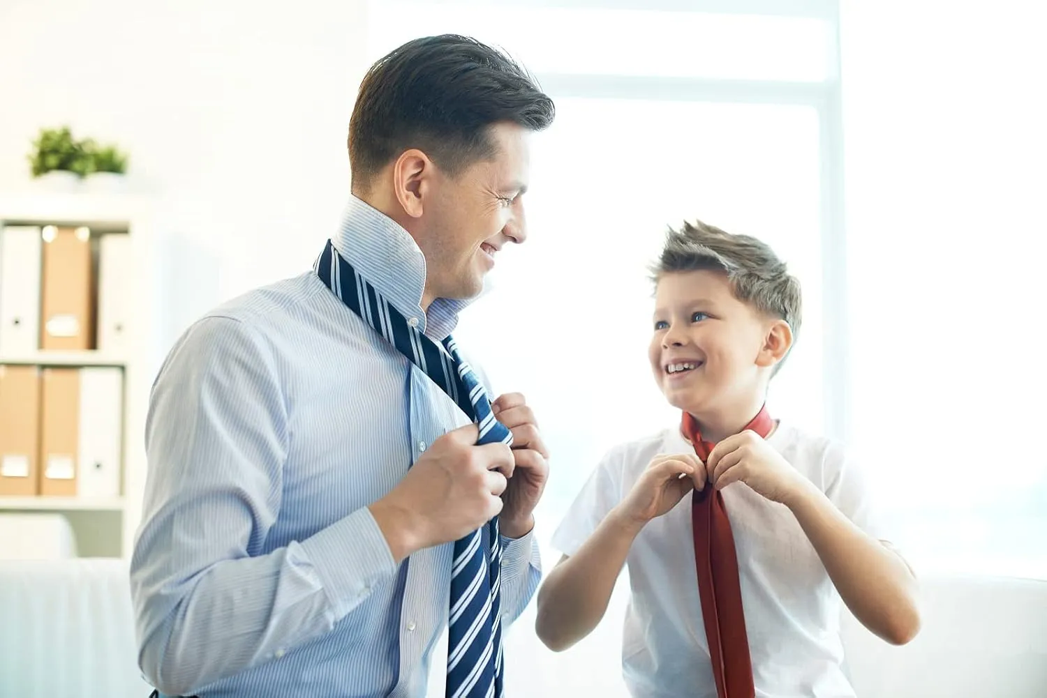 Enlision Boys Ties Solid Color Pre-Tied Kids Necktie for Age 8-12 Adjustable Woven Formal Kids Tie Wedding School Graduation