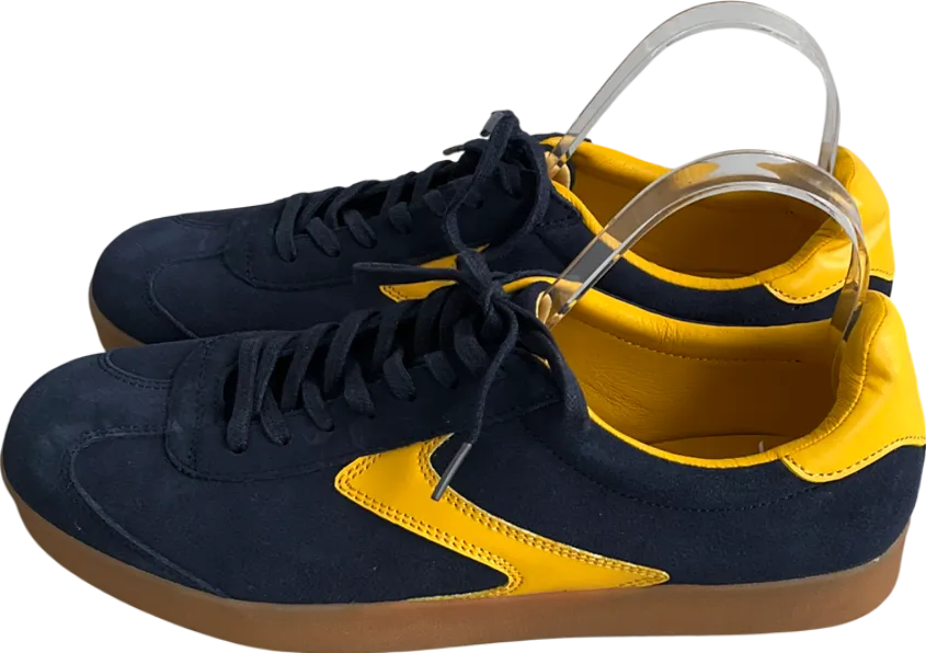 M&S Blue Suede Trainers UK 8 EU 41 👠