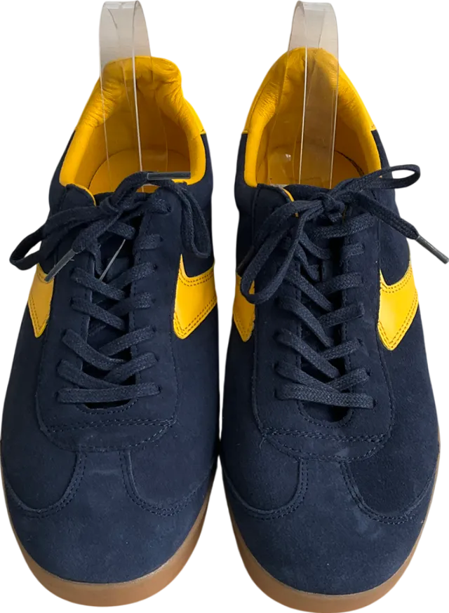 M&S Blue Suede Trainers UK 8 EU 41 👠