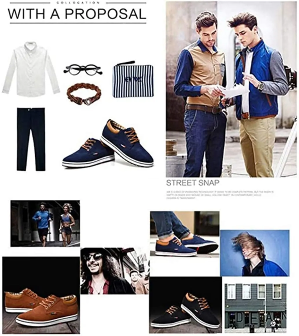 Men's Casual Oxford Shoes 2.36 Inches Invisible Height Elevator Shoes Invisible Height Lifting Shoes Lace Up Flannelette Cowhide Leather Dress Shoes - Hidden Heel