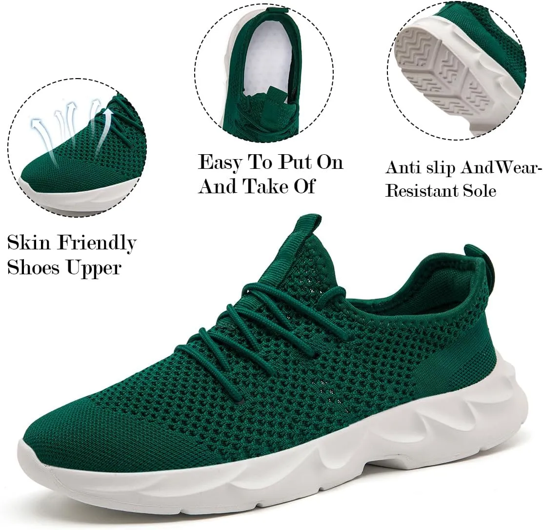 Mens Fashion Running Walking Shoes Sport Outdoor Casual Tennis Workout Gym Shoes Lightweight Comfortable Fitness Sneakers for Men Fashion Work Athletic