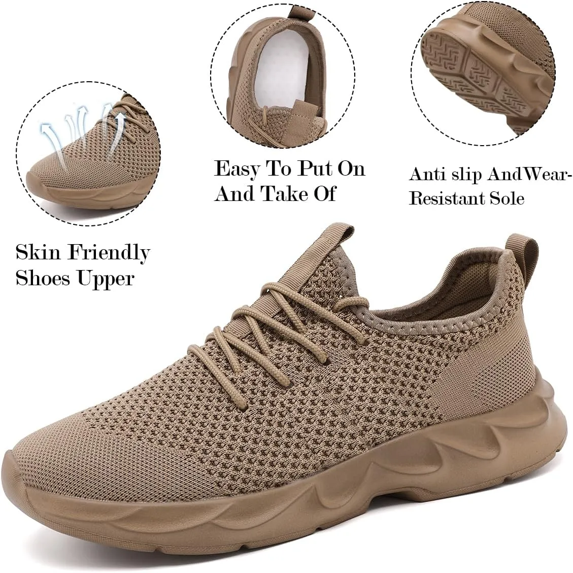 Mens Fashion Running Walking Shoes Sport Outdoor Casual Tennis Workout Gym Shoes Lightweight Comfortable Fitness Sneakers for Men Fashion Work Athletic