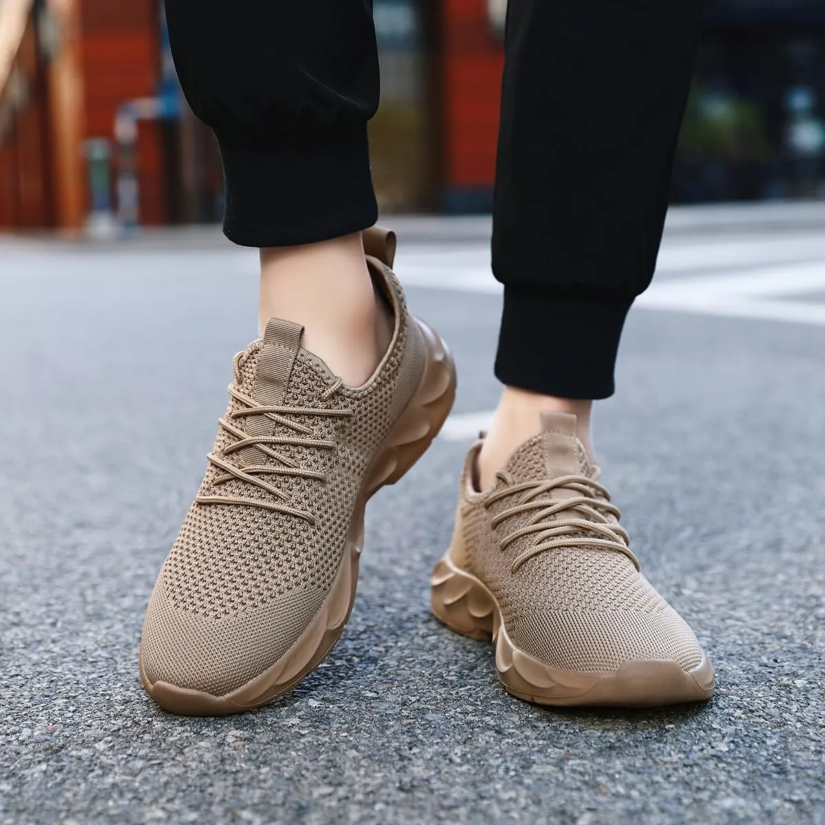 Mens Fashion Running Walking Shoes Sport Outdoor Casual Tennis Workout Gym Shoes Lightweight Comfortable Fitness Sneakers for Men Fashion Work Athletic