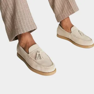Men's Leather Dress Shoes  Classic Fit  Formal & Business Wear  Elegant & Timeless  Beige
