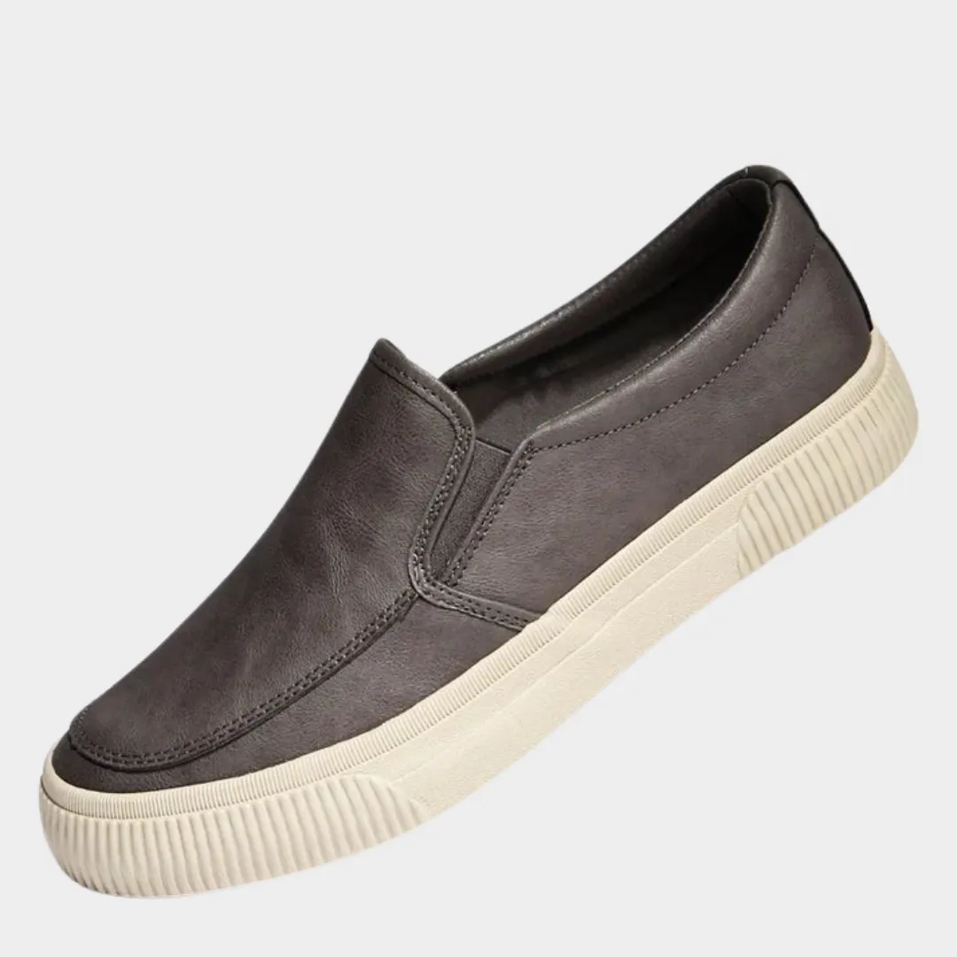 Men's Leather Loafers  Classic Slip-On Dress Shoes  Multiple Colours