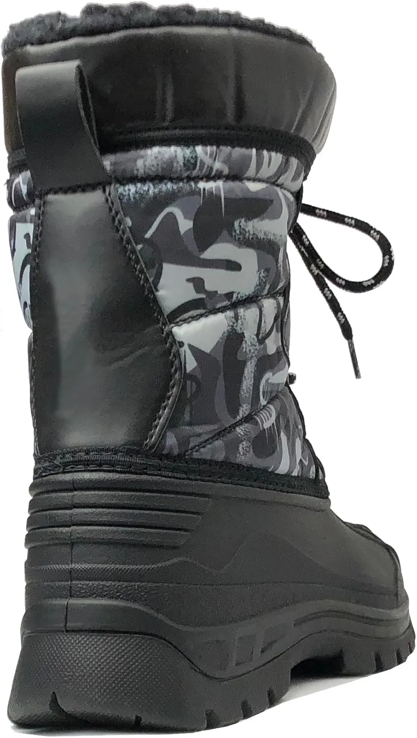 REDVOLUTION Unisex Snow Boots Slip-Resistant Waterpoof Winter Fashion Shoe (Toddler/Little Kid/Big Kid)