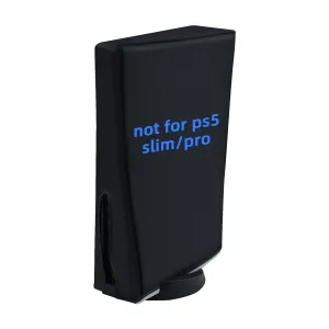 Wigearss vertical Mode Dust Cover for PS5 Console 1680D Oxford Cloth Anti-Scratch Waterproof Dust Guard Backend Cutaway Design (Not for PS5 Slim/PS5 Pro)