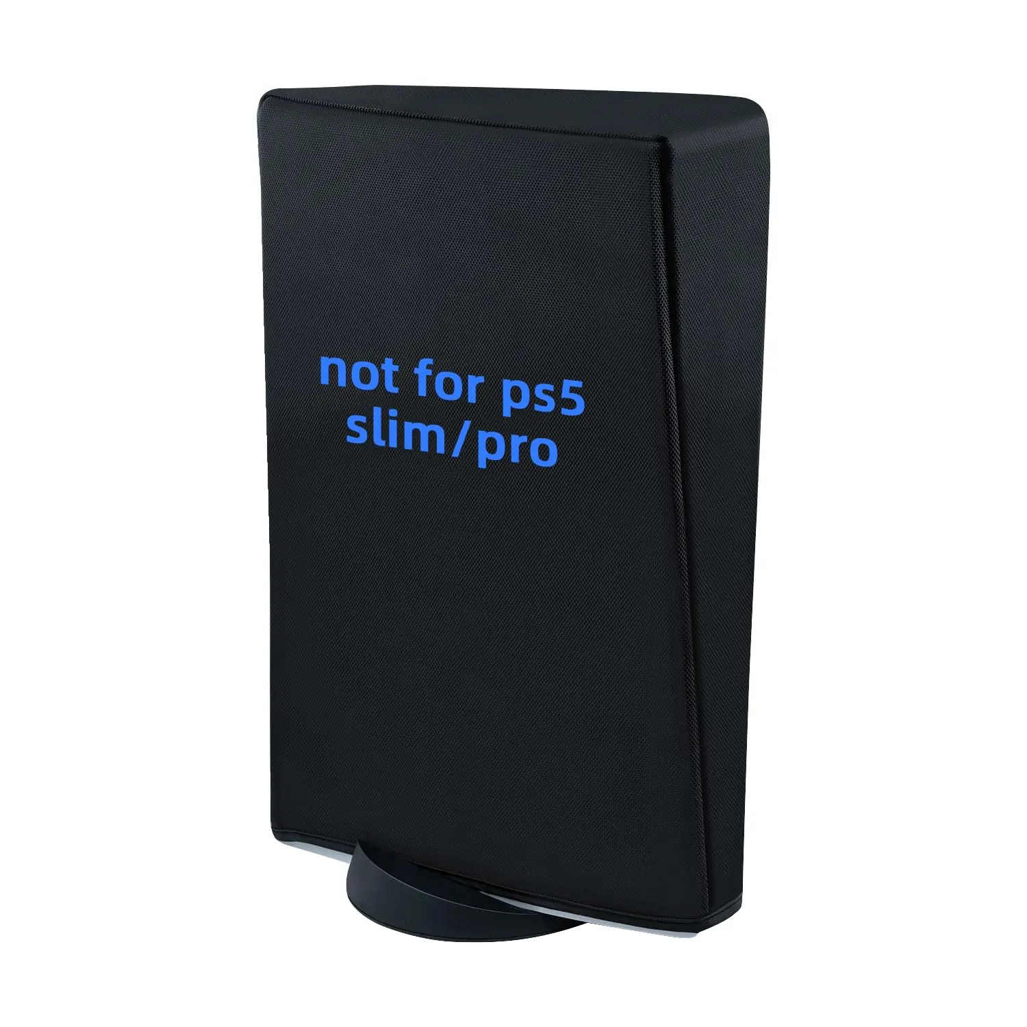 Wigearss vertical Mode Dust Cover for PS5 Console 1680D Oxford Cloth Anti-Scratch Waterproof Dust Guard Backend Cutaway Design (Not for PS5 Slim/PS5 Pro)