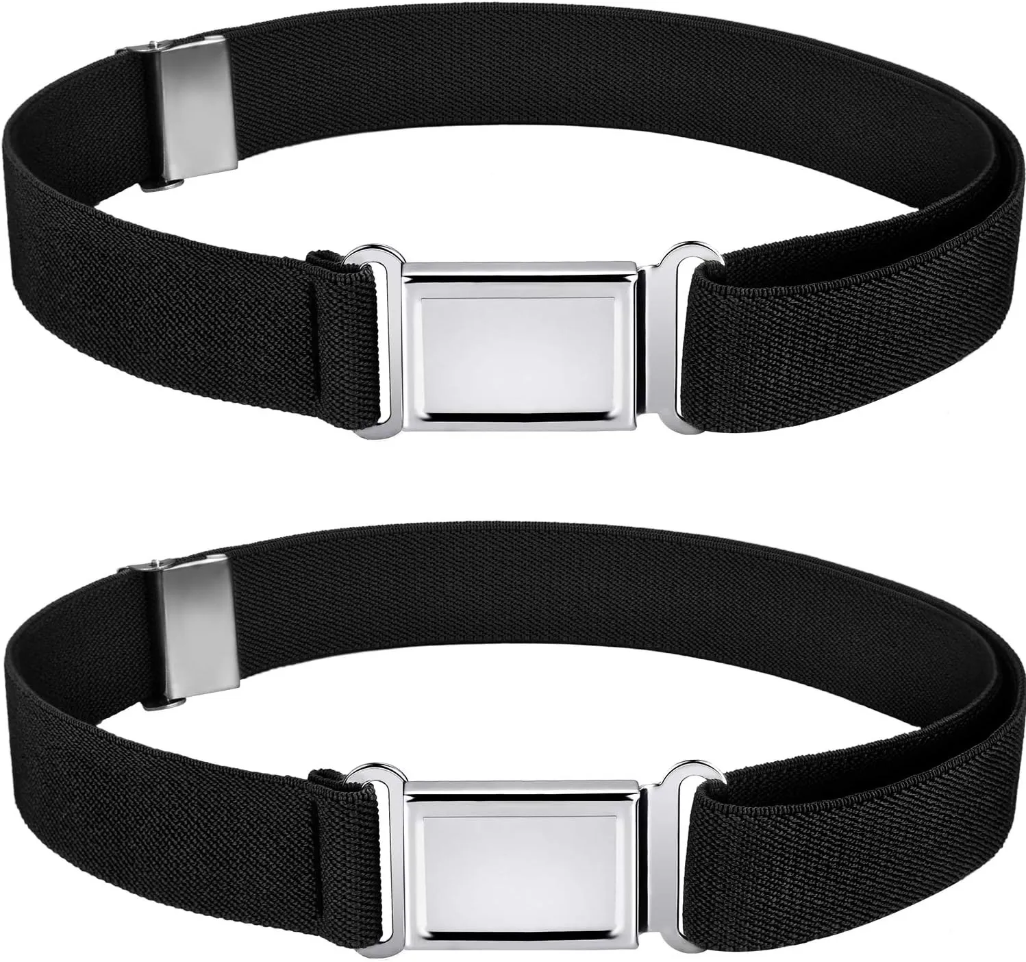 WILLBOND Kids Magnetic Belt Adjustable Elastic Belt with Magnetic Buckle for Boys Daily Use Girls
