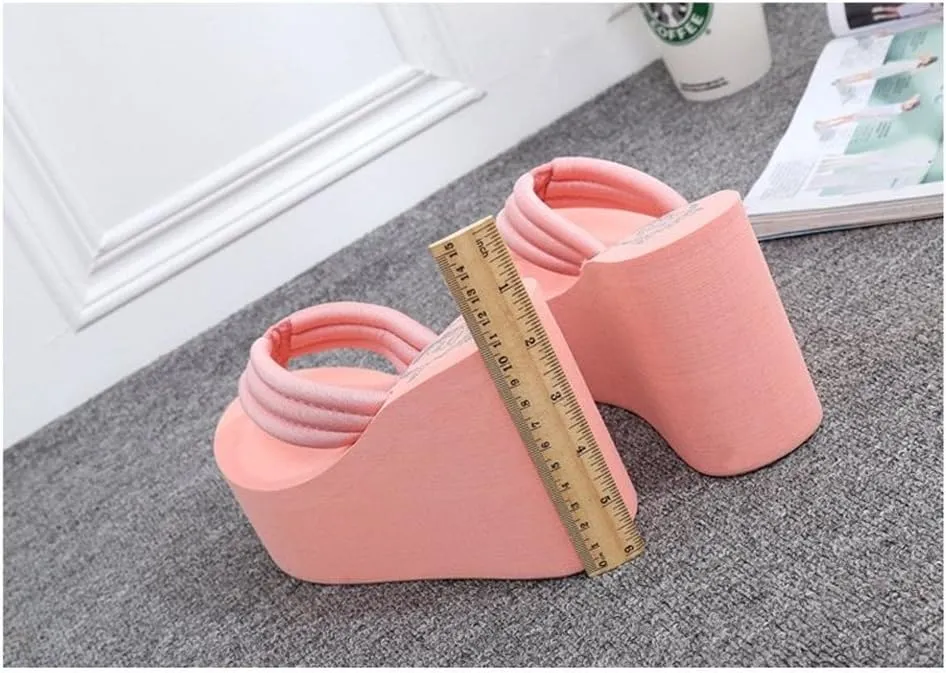 Womens Wedge Sandals Platform Sandals Women Chunky Wedge flip flops Sandals for Women